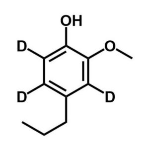 2-Methoxy-4-propylphenol -3,5,6-d3
